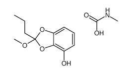 2-methoxy-2-propyl-1,3-benzodioxol-4-ol,methylcarbamic acid结构式