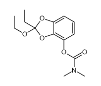 (2-ethoxy-2-ethyl-1,3-benzodioxol-4-yl) N,N-dimethylcarbamate Structure