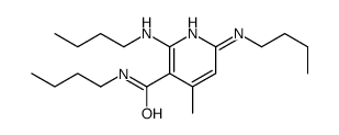 N-butyl-2,6-bis(butylamino)-4-methylpyridine-3-carboxamide结构式