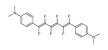 1,6-Bis(p-dimethylaminophenyl)-1,3,5-perfluorohexatrien Structure