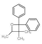3,3,4-trimethyl-2,2-diphenyl-oxetane结构式