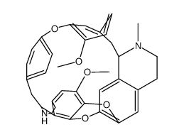 三叶木防已碱结构式