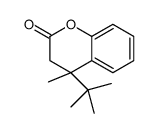 4-tert-butyl-4-methyl-3H-chromen-2-one Structure