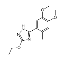 5-(4,5-dimethoxy-2-methylphenyl)-3-ethoxy-1H-1,2,4-triazole Structure