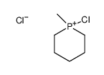 1-chloro-1-methylphosphinan-1-ium,chloride结构式