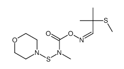 [(E)-(2-methyl-2-methylsulfanylpropylidene)amino] N-methyl-N-morpholin-4-ylsulfanylcarbamate结构式