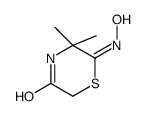 6-hydroxyimino-5,5-dimethylthiomorpholin-3-one Structure