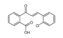 2-[3-(2-chlorophenyl)prop-2-enoyl]benzoic acid Structure