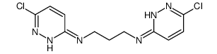 N,N'-bis(6-chloropyridazin-3-yl)propane-1,3-diamine结构式