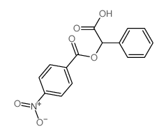 Benzeneaceticacid, a-[(4-nitrobenzoyl)oxy]-, (S)- (9CI) Structure
