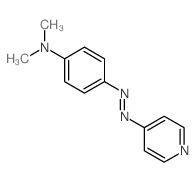 PYRIDINE-4-AZO-p-DIMETHYLANILINE结构式