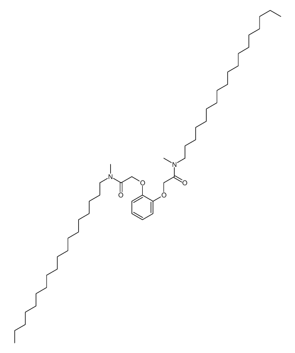 N-methyl-2-[2-[2-[methyl(octadecyl)amino]-2-oxoethoxy]phenoxy]-N-octadecylacetamide Structure