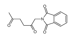 2-(2,5-dioxohexyl)isoindole-1,3-dione结构式