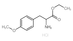 ethyl 2-amino-3-(4-methoxyphenyl)propanoate structure