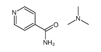 N,N-dimethylmethanamine,pyridine-4-carboxamide Structure