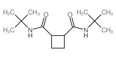 1,2-Cyclobutanedicarboxamide,N1,N2-bis(1,1-dimethylethyl)- Structure