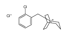 1-[(2-chlorophenyl)methyl]-1-azoniabicyclo[3.2.2]nonane,chloride结构式