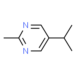 Pyrimidine, 2-methyl-5-(1-methylethyl)- (9CI) Structure