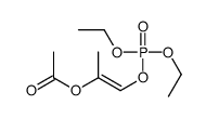 1-diethoxyphosphoryloxyprop-1-en-2-yl acetate Structure