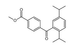 methyl 4-[2,5-di(propan-2-yl)benzoyl]benzoate Structure