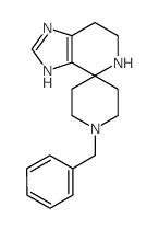 1'-苄基-3,5,6,7-四氢螺[咪唑并[4,5-c]-吡啶-4,4'-哌啶]结构式