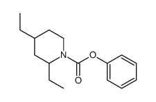 phenyl 2,4-diethylpiperidine-1-carboxylate Structure