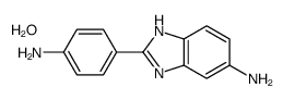 2-(4-aminophenyl)-3H-benzimidazol-5-amine,hydrate结构式