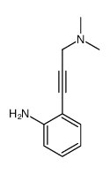 2-[3-(dimethylamino)prop-1-ynyl]aniline Structure