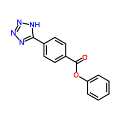 Phenyl 4-(1H-tetrazol-5-yl)benzoate Structure
