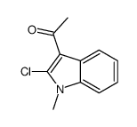 1-(2-chloro-1-methylindol-3-yl)ethanone Structure