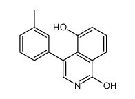 5-hydroxy-4-(3-methylphenyl)-2H-isoquinolin-1-one结构式