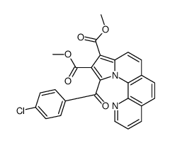 dimethyl 11-(4-chlorobenzoyl)pyrrolo[1,2-a][1,10]phenanthroline-9,10-dicarboxylate结构式