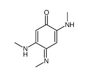 2,5-bis(methylamino)-4-methyliminocyclohexa-2,5-dien-1-one Structure