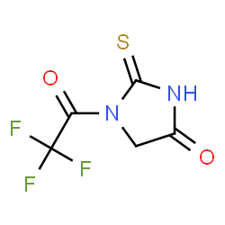 4-Imidazolidinone, 2-thioxo-1-(trifluoroacetyl)- (9CI) structure