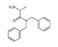 (R)-2-amino-N,N-dibenzylpropanamide Structure