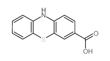 10H-phenothiazine-3-carboxylic acid Structure