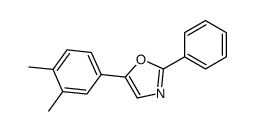 5-(3,4-dimethylphenyl)-2-phenyl-1,3-oxazole结构式