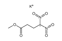 Kalium-Derivat von 4,4-Dinitrobuttersaeuremethylester Structure