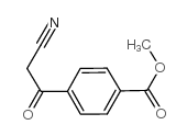 Methyl 4-cyanoacetylbenzoate Structure