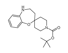 tert-butyl 4,5-dihydro-3H-spiro[benzo[b][1,4]oxazepine-2,4'-piperidine]-1'-carboxylate结构式