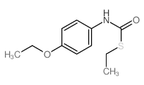 Carbanilic acid,p-ethoxythio-, S-ethyl ester (8CI) structure