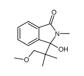 3-(1,1-dimethyl-2-methoxyethyl)-3-hydroxy-2-methylisoindolin-1-one Structure
