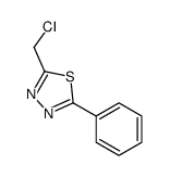 2-(Chloromethyl)-5-phenyl-1,3,4-thiadiazole Structure