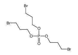 tris(3-bromopropyl) phosphate Structure