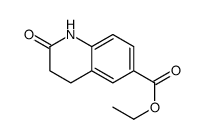 Ethyl 2-oxo-1,2,3,4-tetrahydroquinoline-6-carboxylate Structure