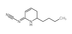 [(6-butyl-5,6-dihydropyridin-2-yl)amino]formonitrile结构式