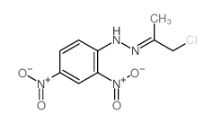 N-(1-chloropropan-2-ylideneamino)-2,4-dinitro-aniline Structure