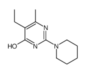 4(1H)-Pyrimidinone,5-ethyl-6-methyl-2-(1-piperidinyl)-(9CI) picture