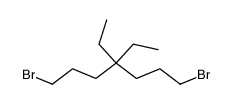 1,7-dibromo-4,4-diethyl-heptane结构式