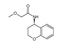 2-methoxy-N-((R)-3,4-dihydro-2H-chromen-4-yl)acetamide Structure